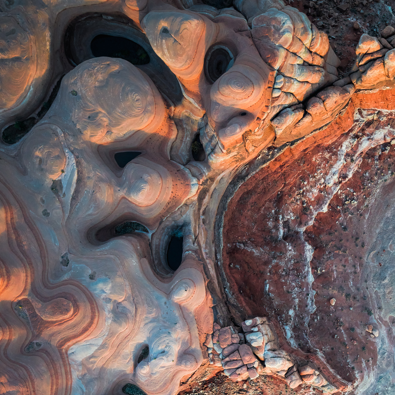 Abstract Aerial Cliffs