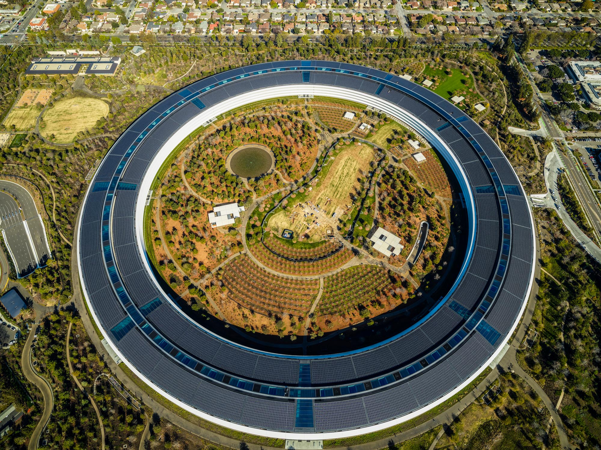apple HQ aerial